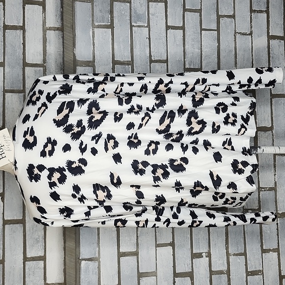 NWT Hope Horizon Stylish Animal Print Long Sleeve Top Size Large Multicolor - Picture 4 of 11